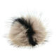 Lana Grossa PÄLSPOMPONG Finnraccoon | 703-beige/svart