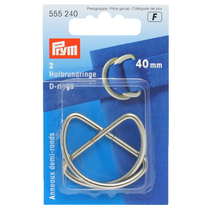 Prym Halvrundringar 40mm | 240-silver