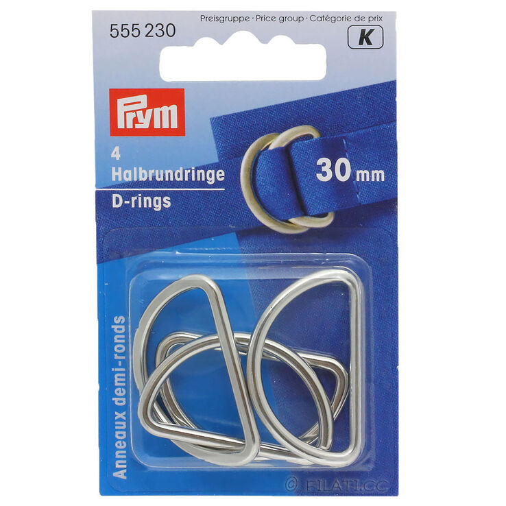 Lana Grossa Halvrundring 555230/30mm | 230-silver