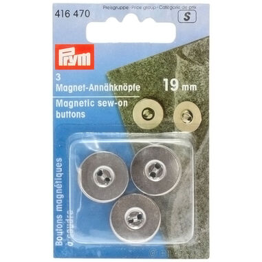 Magnet-knappar (för att sys på) 19mm