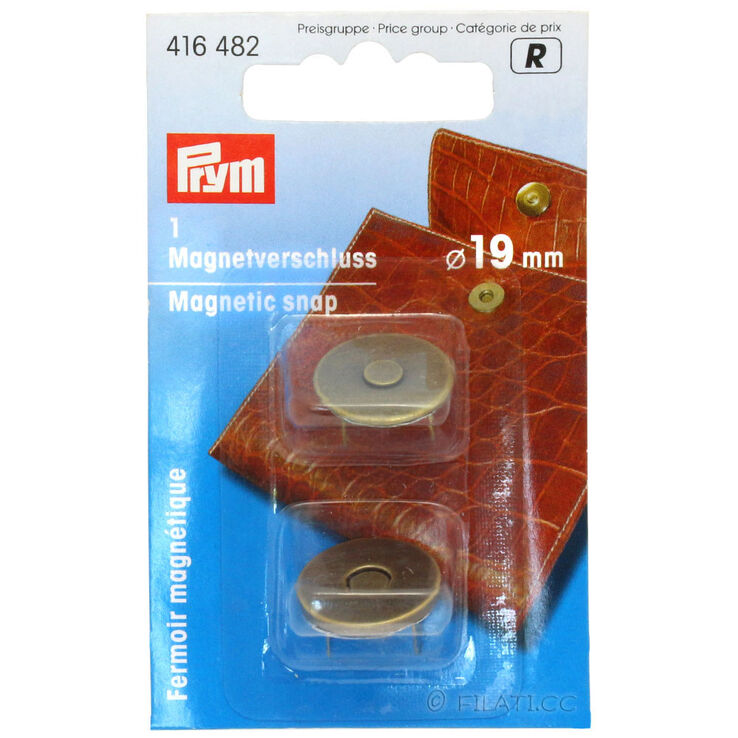 Prym Magnetlås 416482/19mm | 482-gammalguld