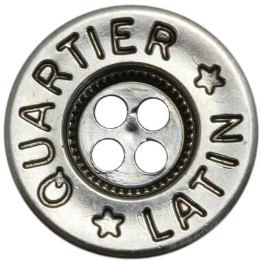 Knapp med 4 hål metall 20mm