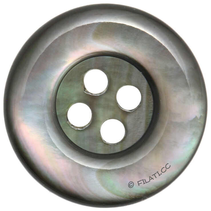 Lana Grossa UNION KNOPF 43311/23mm | 76-mörk grå
