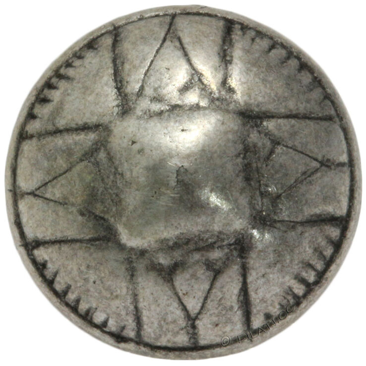 Union Knopf Ögonknapp metall 11mm | 83-gammalsilver