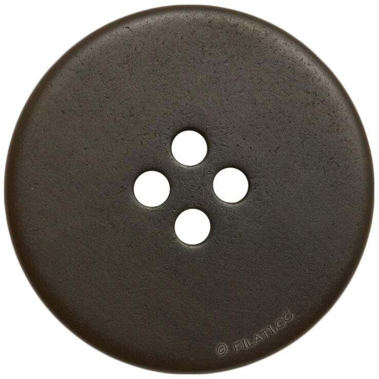 Union Knopf Knapp med 4 hål 20mm | 20-mörk brun