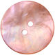 Union Knopf Knapp med 2 hål pärlemor 28mm | 46-rosa
