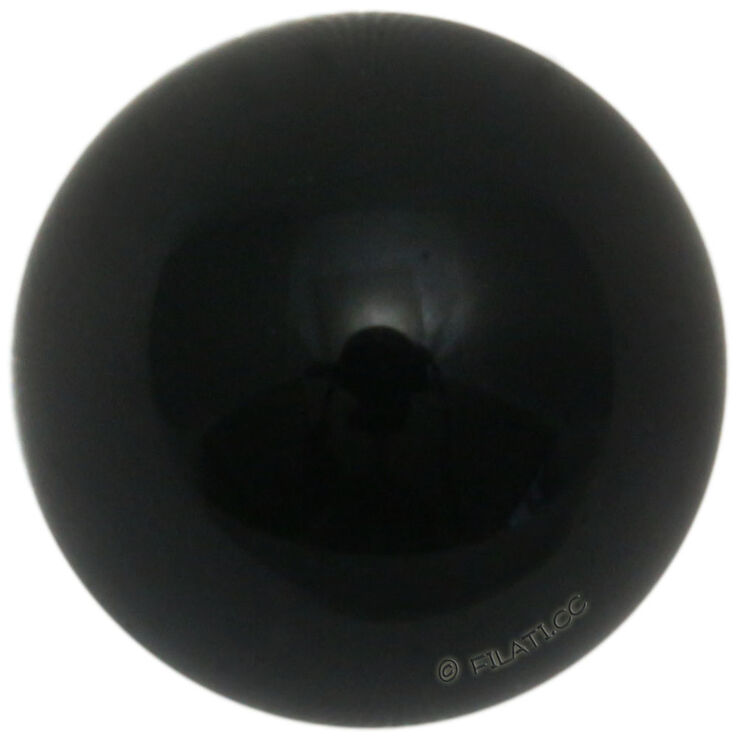 Union Knopf Djuröga 8mm | 80-svart