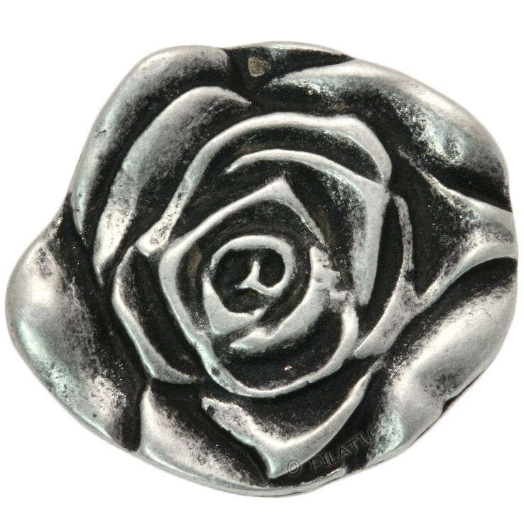 Union Knopf Ögonknapp försilvrad 23mm | 83-silver
