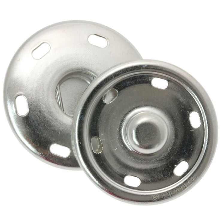 Union Knopf Tryckknapp 30mm | 82-silver