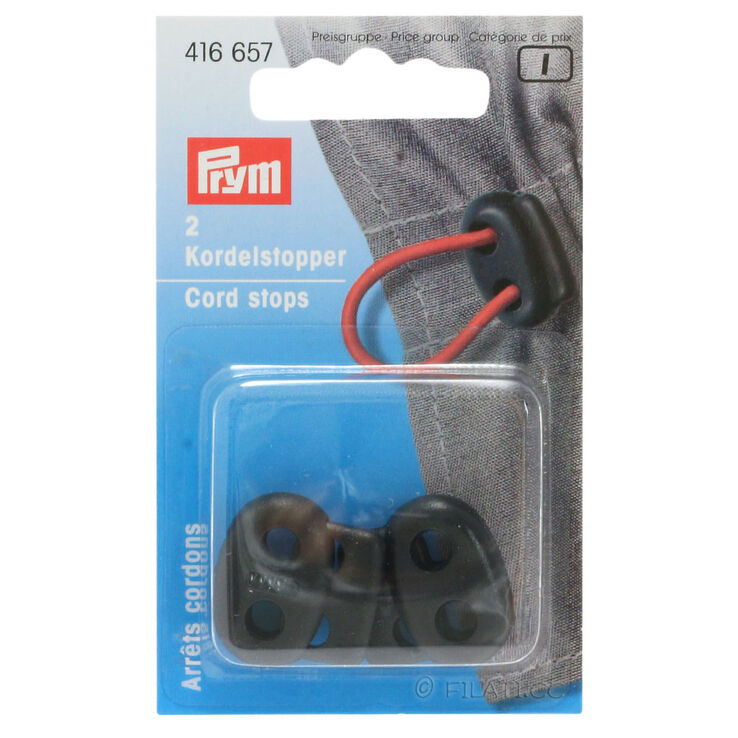Prym 2 snörstoppar 23mm | 657-svart