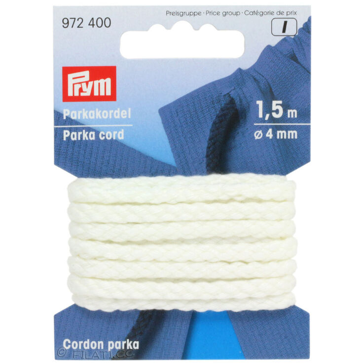 Prym Parkassnöre 1,5m | 400-vit