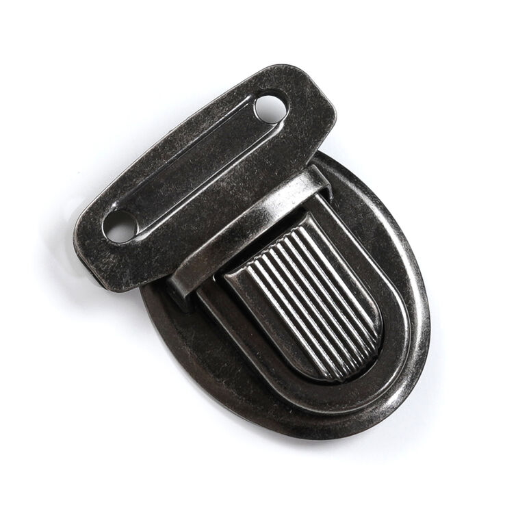 Prym tucklås 26mm | 417976-gammalsilver