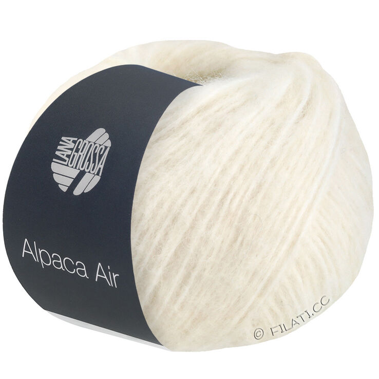 Lana Grossa ALPACA AIR | 01-råvit
