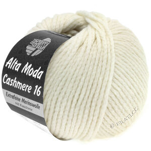 Lana Grossa ALTA MODA CASHMERE 16 | 16-råvit