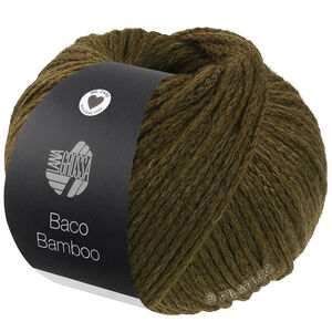 Lana Grossa BACO BAMBOO | 07-mörk oliv