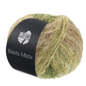 Lana Grossa BASTA MISTA | 120-jade/grågrön/resedagrön/kamel/taupe