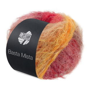 Lana Grossa BASTA MISTA | 124-gråbrun/kamel/saffransgul/orange/gråröd/mörk röd/röd