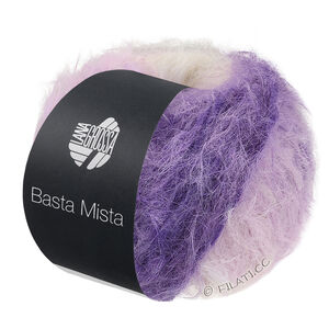 Lana Grossa BASTA MISTA | 125-mörk violett/gråviolett/violett/syren/vit