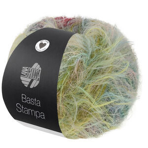 Lana Grossa BASTA STAMPA | 202-gul/mint/ljus blå/syren/mörk violett