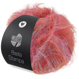 Lana Grossa BASTA STAMPA | 206-gul/orange/rosa/pink/vit/ljus grå