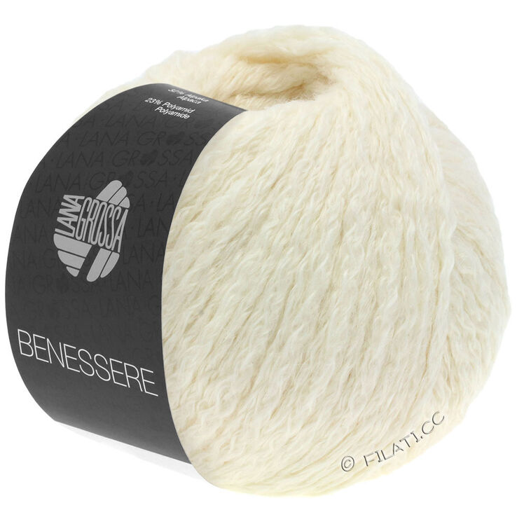 Lana Grossa BENESSERE | 01-råvit