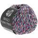 Lana Grossa BINGO Funky Print | 409-grå/röd/blå färgrik