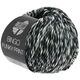 Lana Grossa BINGO Funky Print | 413-vit/antracit/svart melerad