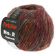 Lana Grossa BRIGITTE NO. 2 Tweed | 112-bordeaux/orange/turkos/petrol/khaki