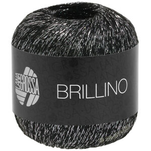 Lana Grossa BRILLINO | 13-svart/silver