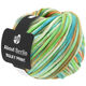 Lana Grossa BULKY Print (ABOUT BERLIN) | 153-vit/pistasch/orange/jade/ljus petrol