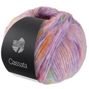 Lana Grossa CASSATA | 03-mjuk lila/rosa/gul/lila
