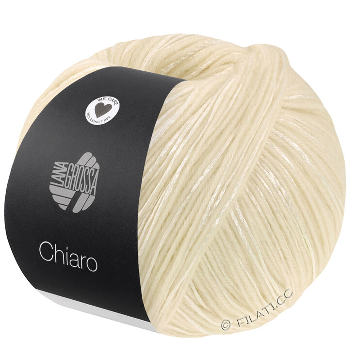 Lana Grossa CHIARO | 01-råvit