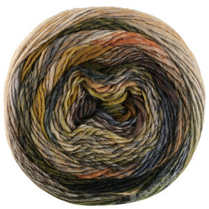 Lana Grossa COLORISSIMO 2 | 215-orangebrun/silvergrå/ljus grå/ljus beige/blågrå/stålgrå/mossgrön/skogsgrön