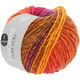 Lana Grossa COLORS FOR YOU | 139-fuchsia/rost/orangegul/mörk brun/lila/röd/korall/orange