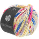 Lana Grossa COLORTWIST | 03-vit/pink/gul/grålila/blå