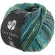 Lana Grossa COOL MERINO Big Color | 409-mörk grön/petrol/sjögrön/grågrön/grå/vit