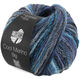 Lana Grossa COOL MERINO Big Color | 410-grå/mintturkos/mörk blå/royal/blåviolett