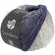 Lana Grossa COOL MERINO Dégradé | 303-mörk blå/gråblå/ljus grå