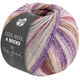 Lana Grossa COOL WOOL 4 SOCKS PRINT | 7764-mint/pastellrosa/bär/blålila/mjukbeige/gråbrun/lerröd/björnbär/ljus grå