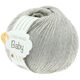 Lana Grossa COOL WOOL Baby Uni/Print 50g | 206-ljus grå melerad