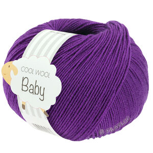 Lana Grossa COOL WOOL Baby Uni/Print 50g | 348-violett