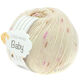 Lana Grossa COOL WOOL Baby Uni/Print 50g | 353-råvit/syren/rosa/mörk brun
