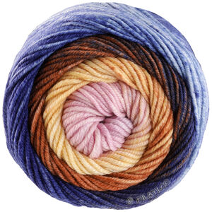 Lana Grossa COOL WOOL Big Color | 4035-gråblå/isblå/rosa/sandgul/brun/nattblå/marin
