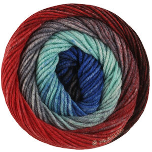 Lana Grossa COOL WOOL Big Color | 4044-blå/antracit/mörk grå/mörk röd/orientröd/blågrå/jade