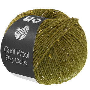 Lana Grossa COOL WOOL Big Dots | 107-olivgrön
