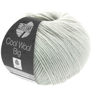 Lana Grossa COOL WOOL Big  Uni/Melange | 1002-vitgrå