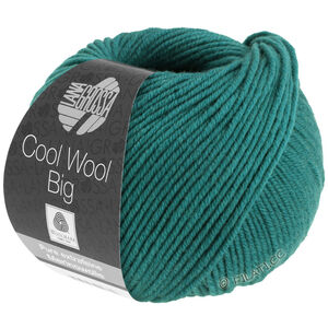Lana Grossa COOL WOOL Big  Uni/Melange | 1003-blågrön