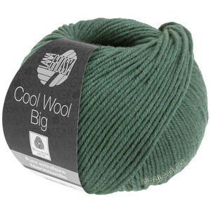 Lana Grossa COOL WOOL Big  Uni/Melange | 1004-mossgrön