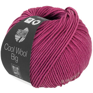 Lana Grossa COOL WOOL Big  Uni/Melange | 1027-indisk röd