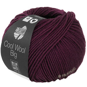 Lana Grossa COOL WOOL Big  Uni/Melange | 1035-mörk burgund